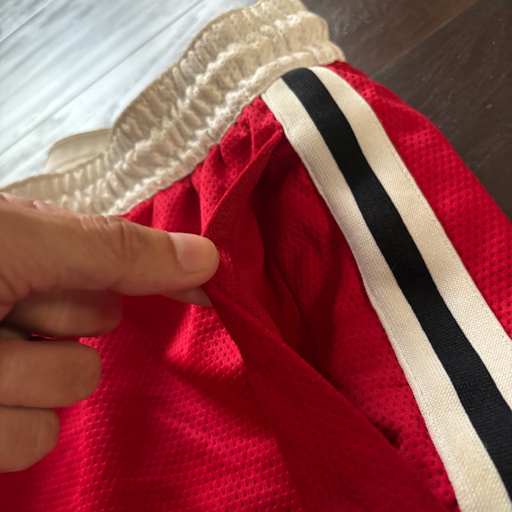 Jordan Jumpman Red Black & White Basketball Shorts - Picture 6 of 13